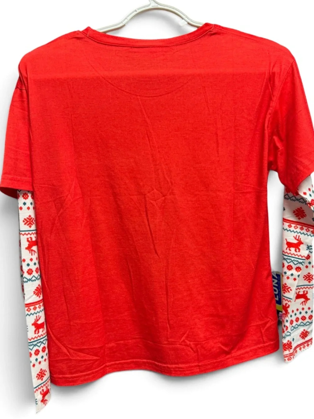 Arshiner Girls Christmas Shirt Size 14 Red Tree Graphic Holiday Top NWT